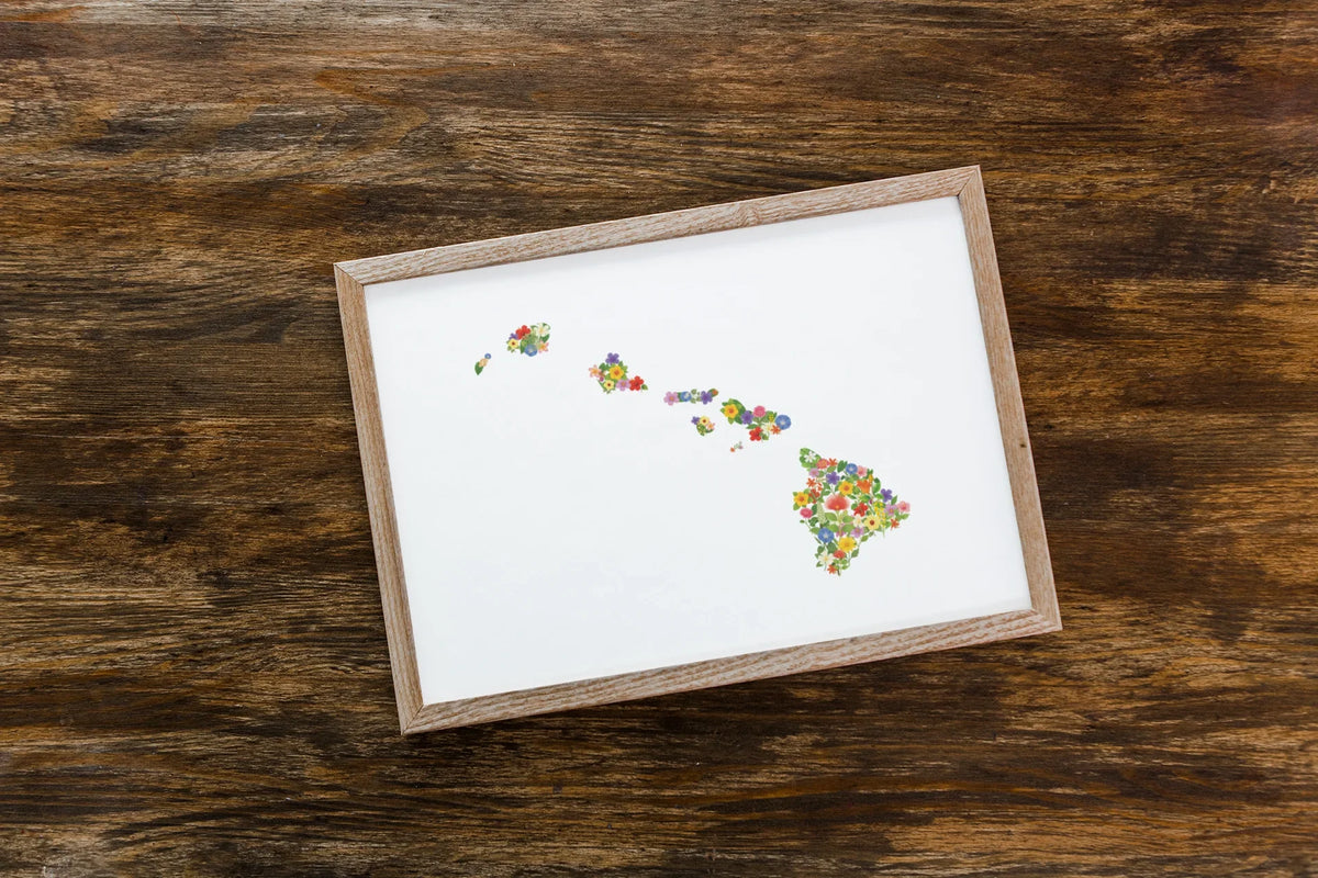 Hawaii Wildflower Map