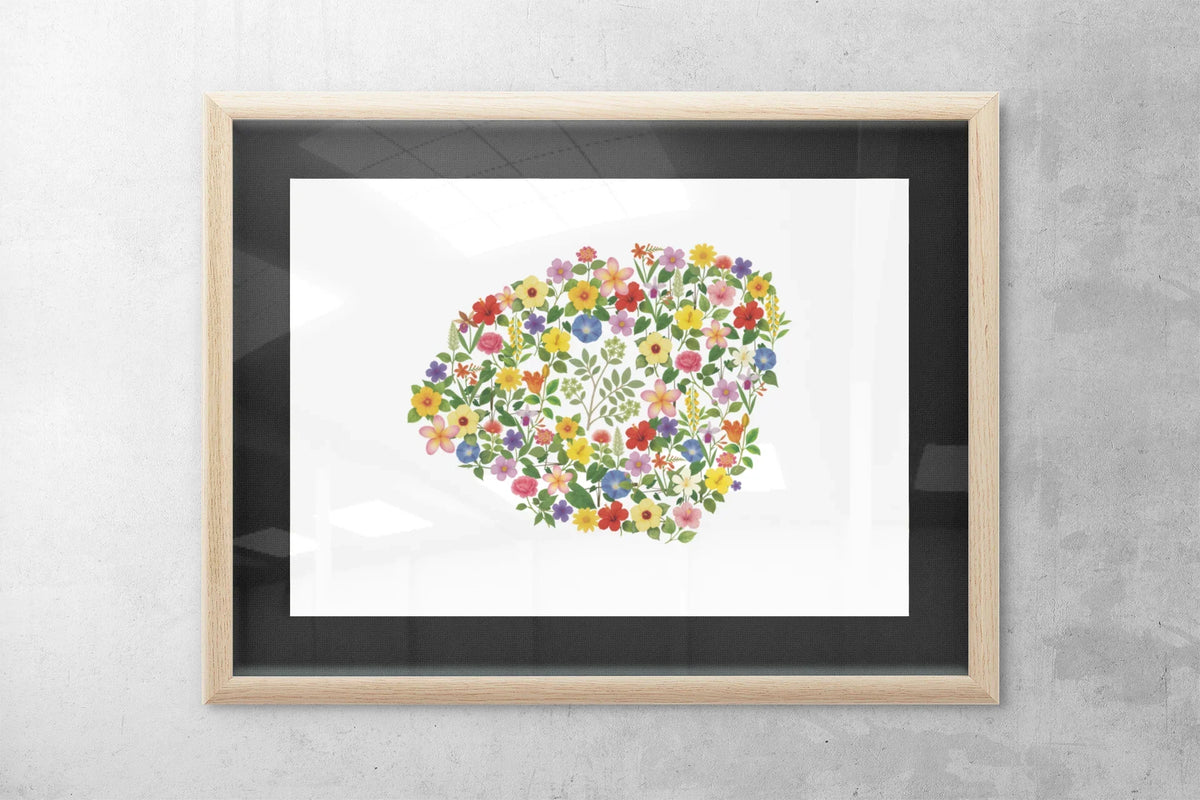 Kauai Wildflower Map