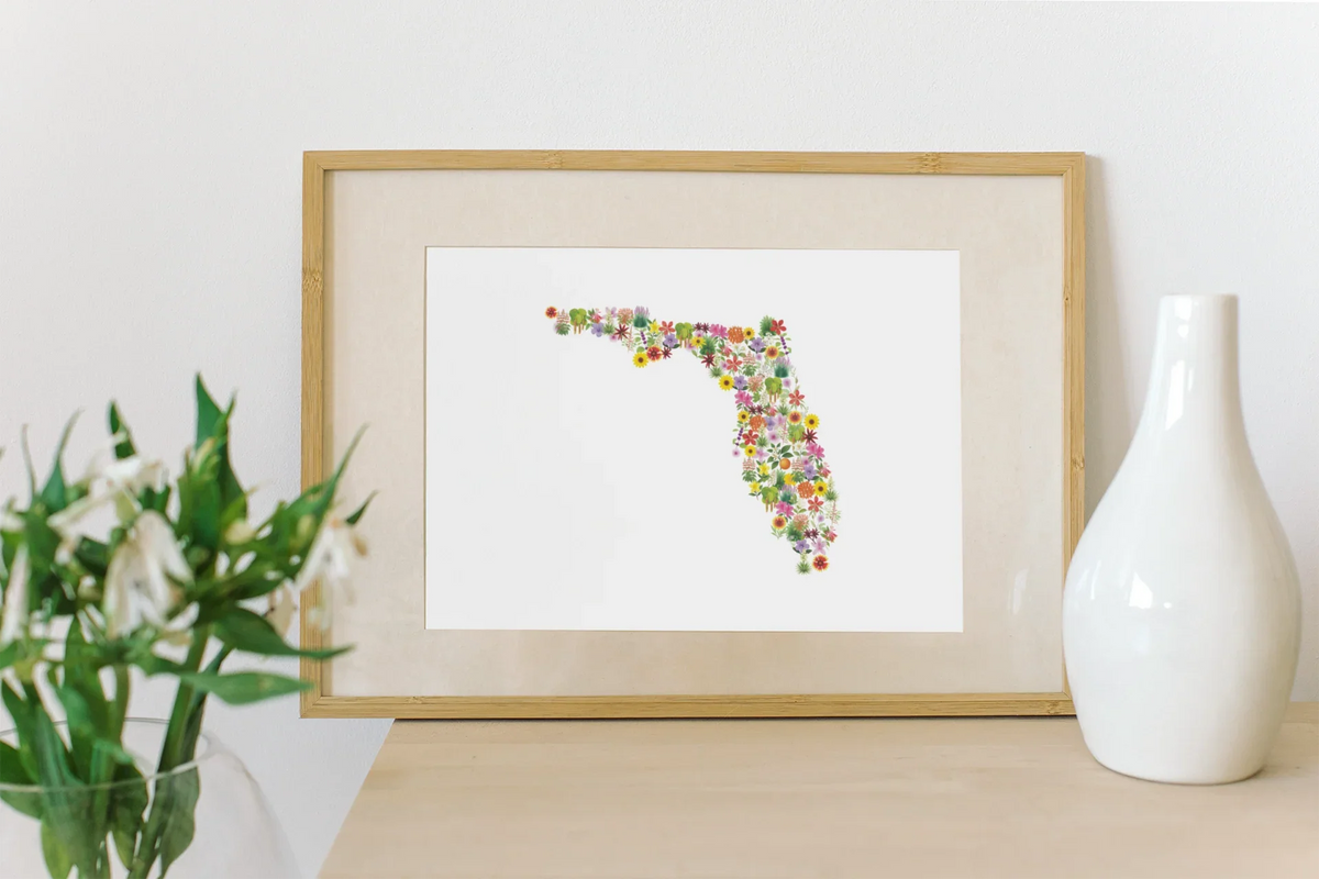 Florida Wildflower Map