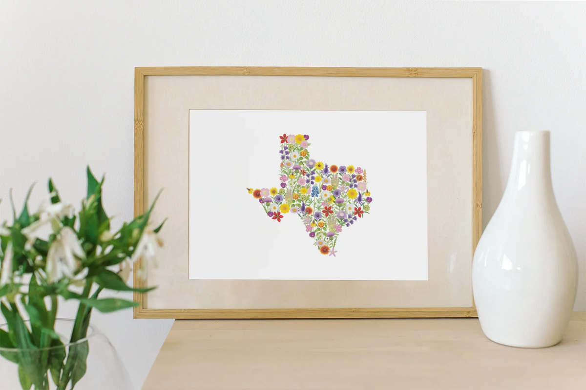Texas Wildflower Map