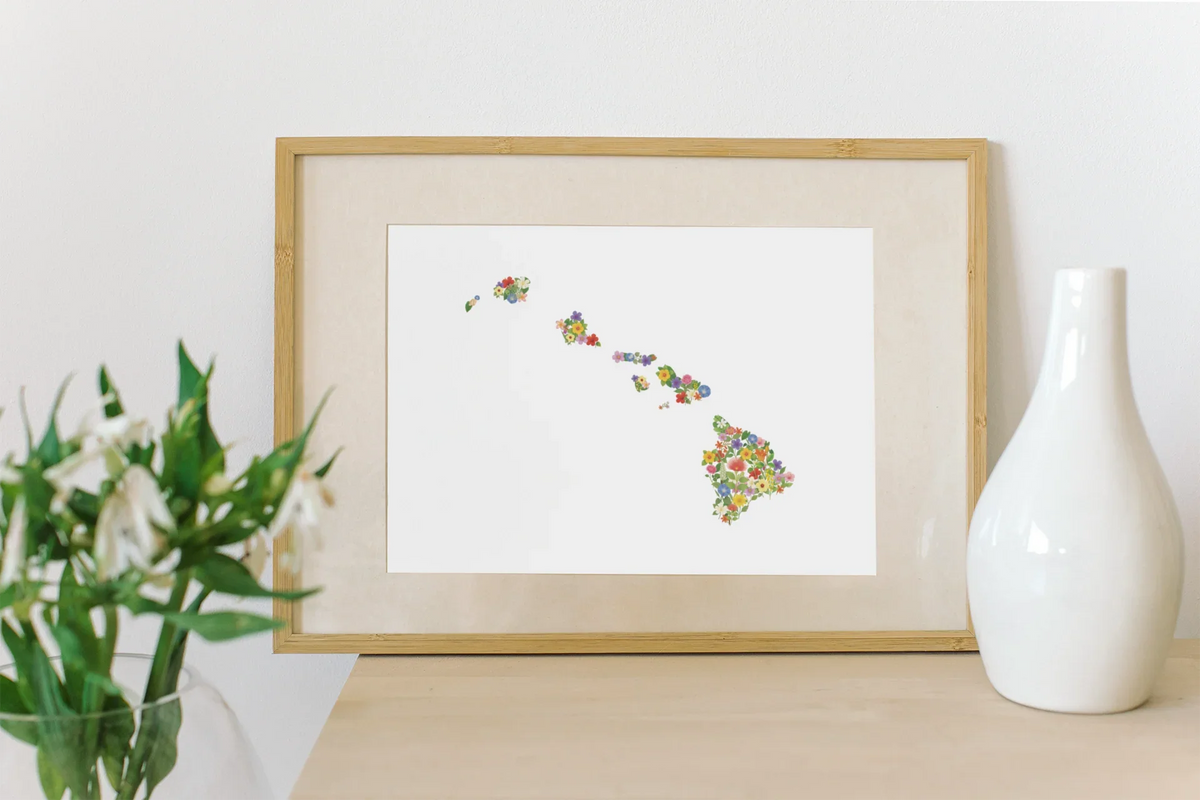 Hawaii Wildflower Map