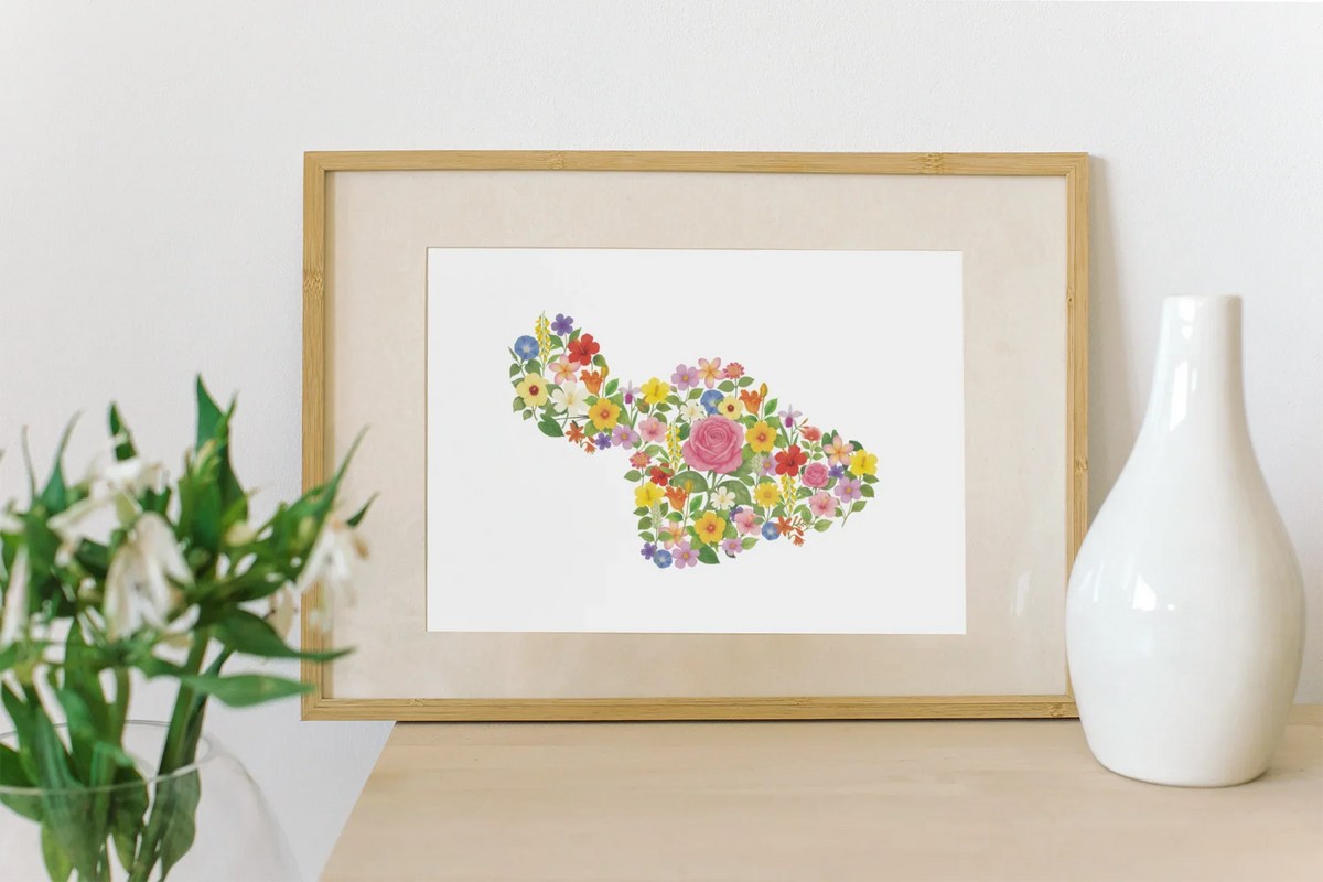 Maui Wildflower Map