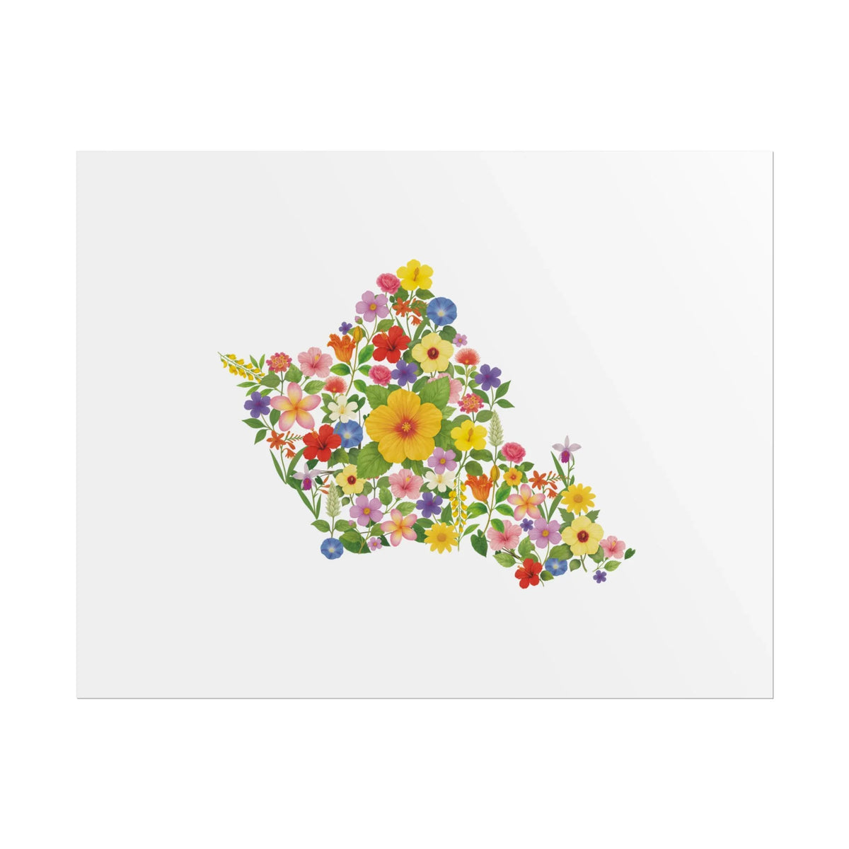 Oahu Wildflower Map