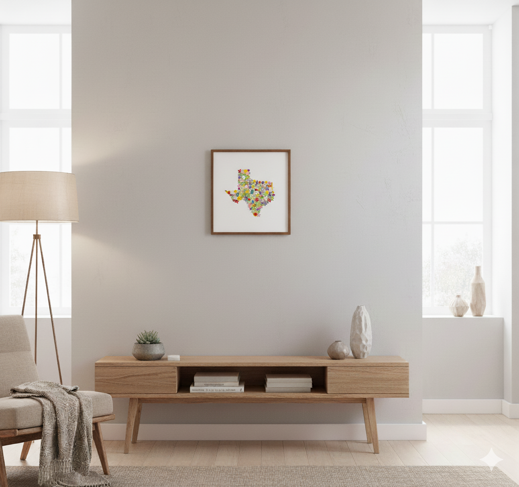 Texas Wildflower Map