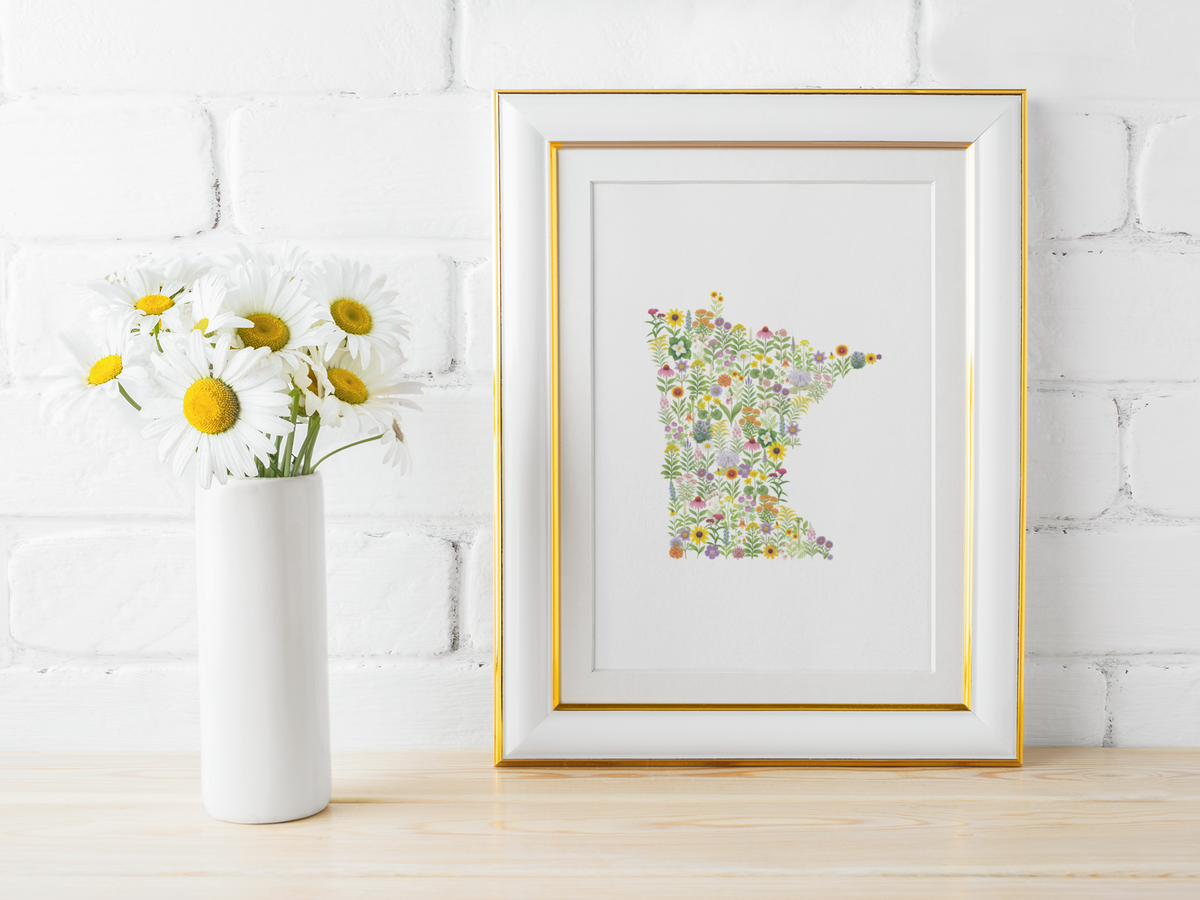 Minnesota Wildflower Map