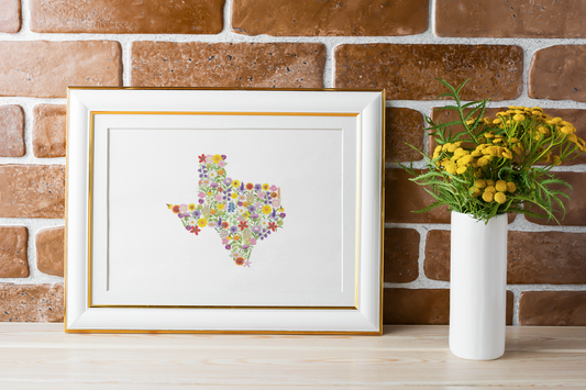 Texas Wildflower Map