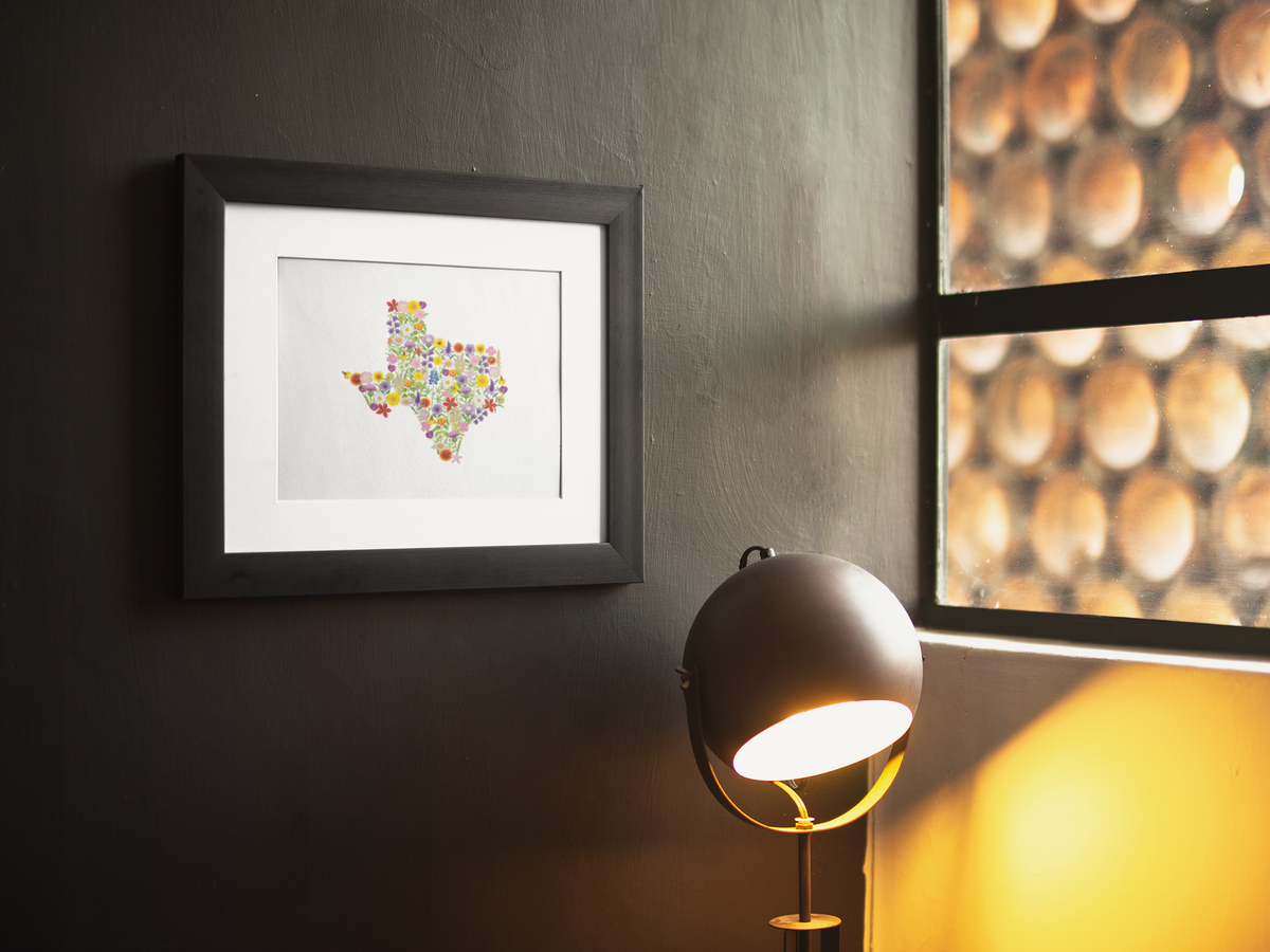 Texas Wildflower Map