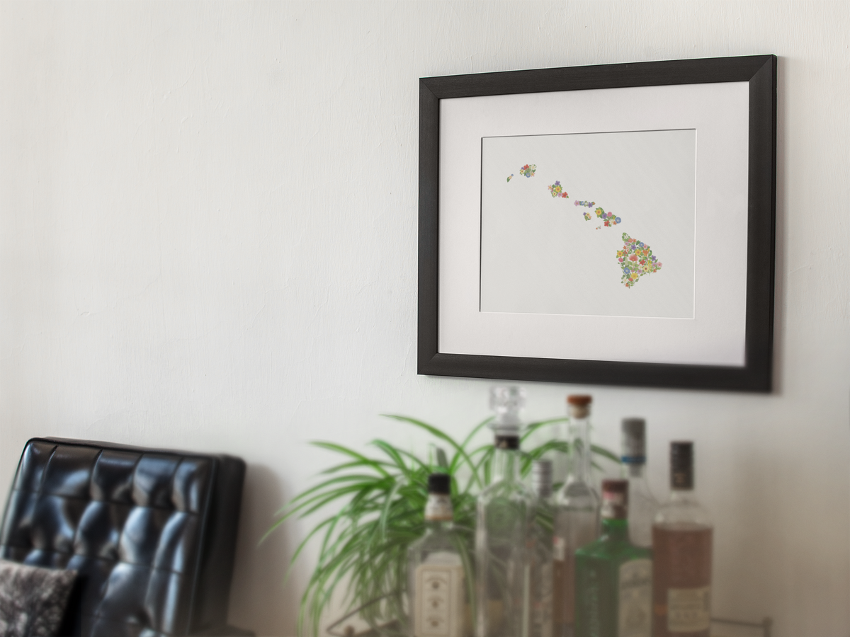 Hawaii Wildflower Map